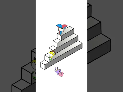 How is this possible?😱3D Trick Art😱Optical Illusion Animation by Pomni&Jax&Gummigoo😎#3d #shrots