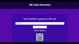 How to generate QR code in django Nepali