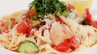 The Best Chilled Tomato Pasta with Frozen Tomato Magic!