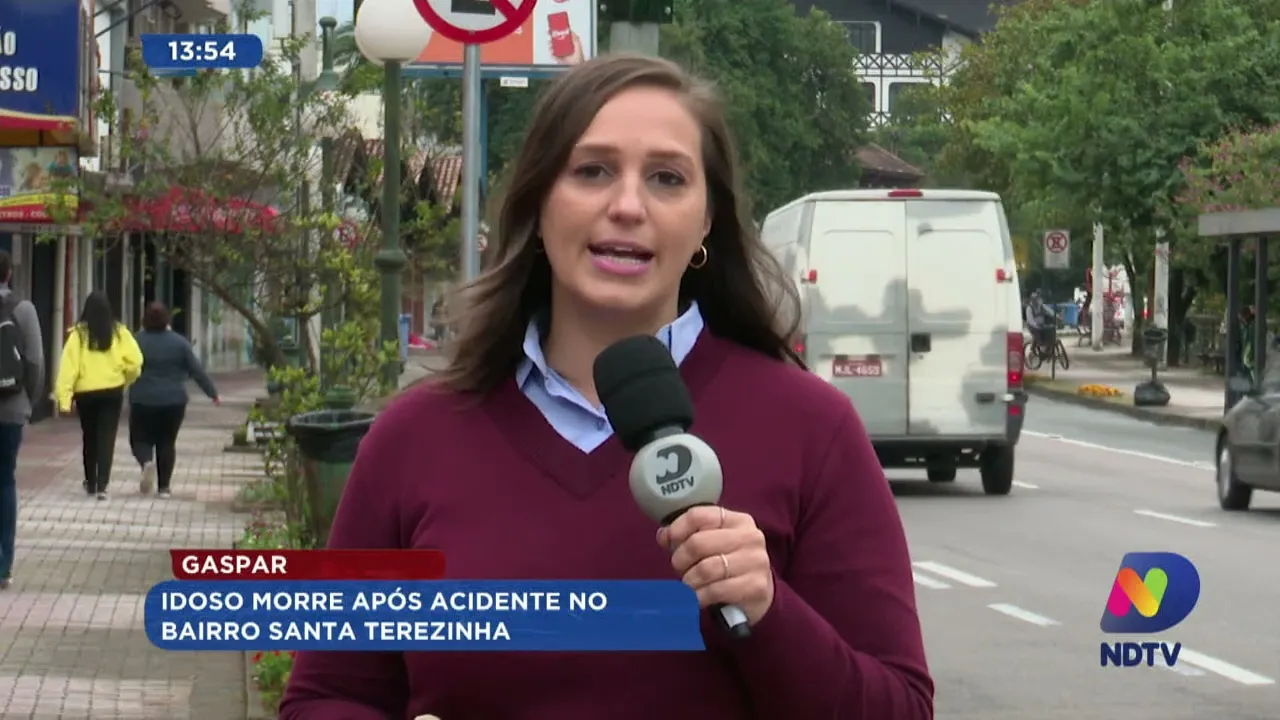 Gaspar: idoso morre após acidente no bairro Santa Terezinha