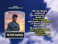 Peter Papius Short Obituary