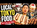 Tokyo Street Food in a Local Neighborhood Most Tourists Miss