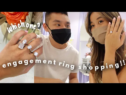 GO ENGAGEMENT RING SHOPPING WITH US! *finding the one*