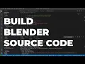 Build Blender from Source Code in 10 - - Please read description first