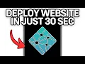 How To Deploy Website In Just 30 Seconds Using Netlify Full Guide 2025