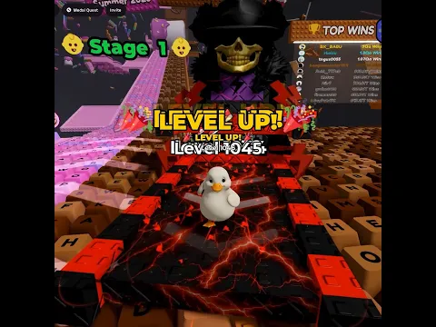 Can Duck Beat the WORLD 3 Boss? 😱 #roblox #keyboardescape