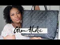 UNBOXING Glam-aholic LIFESTYLE MONOGRAM SLEEK TOTE BLACK by Mia Ray