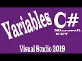 C Variables Part-05 How To Declare And Initialize Variables In C-Sharp Visual Studio 2019