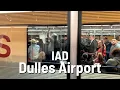 DULLES AIRPORT IAD Guide Gate to Uber Walk 4K 2024