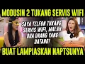 CEWEK CANTIK MODUSIN 2 TUKANG SERVIS WIFI BUAT LAMPIASIN NAPSUNYA !!!