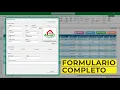 FORMULARIO de INGRESO DE DATOS para Registrar Modificar Eliminar y Buscar Datos con VBA en Excel