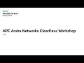 Aruba ClearPass Workshop 2021 - Getting Started Active Directory login for Policy Manager