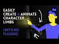 Animate Characters EASILY No Plugins After Effects Tutorial