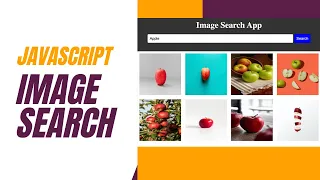Create an Image Search Engine using HTML CSS JavaScript Tutorial in step by step
