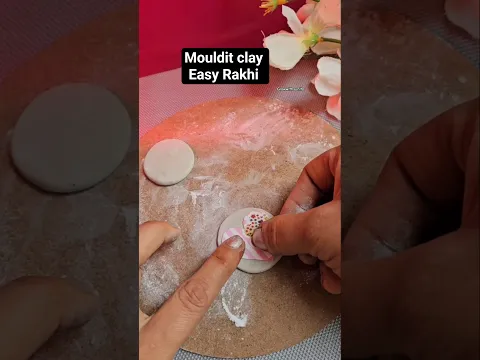 DIY Moldit Clay Rakhi Making 💖 | Easy Handmade Rakhi | Raksha Bandhan Special | Clay Craft