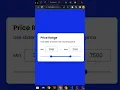 Price Range Slider Using HTML CSS and Js