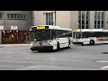 NJT AND GREYHOUND BUSES AT NEWARK PENN STATION