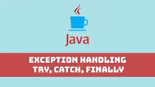 Java Programming Tutorial - Exception handling try catch finally