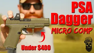 Cheapest Comped Carry Pistol The PSA Dagger Micro Comp 9mm First Shots With PewView