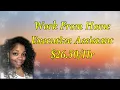 Two Hot Job Leads Work From Home Apply now