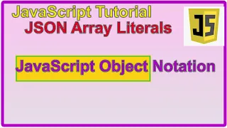 JSON Array Literals Looping Through an Array