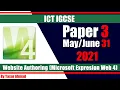 Download Lagu 26 ICT IGCSE Paper 3 2021 Website Authoring June 31 Microsoft Expression Web 4