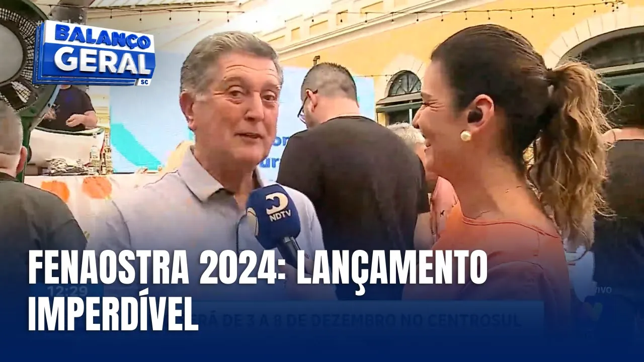 Fenaostra 2024: lançamento no Mercado Público de Florianópolis