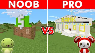 Minecraft NOOB vs PRO MOST SAFEST VAULT BUILD CHALLENGE