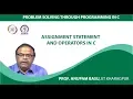 Assignment Statement and Operators in C