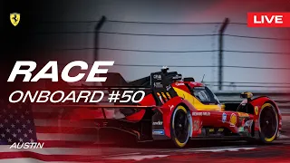 LIVE RACE Onboard car #50 for Lone Star Le Mans | Ferrari Hypercar
