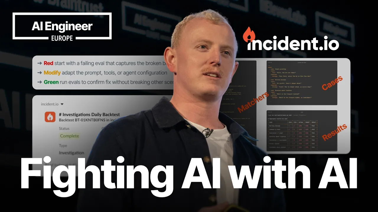 Fighting AI with AI — Lawrence Jones, Incident: video thumbnail