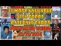 Top 15 Highest Valued 1986 Topps Baseball Cards as of Dec 31 2024