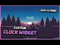 How to Add a Custom Clock Widget to Windows Easy Free