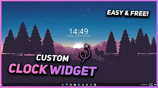 How to Add a Custom Clock Widget to Windows Easy Free