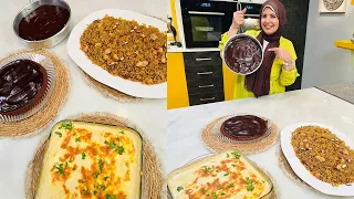 العزومة مع الشيف فاطمة أبو حاتي أرز العزومات بطاطس جراتان كيكة الطاسة 