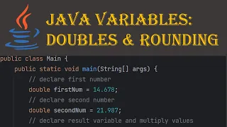 Variables in Java doubles Rounding to 2 decimal places Learn Java