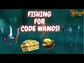 Wizard101 Fishing for CODE WANDS Guide My Drops