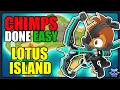 LOTUS ISLAND - CHIMPS Easy Strategy for Black Border BTD6