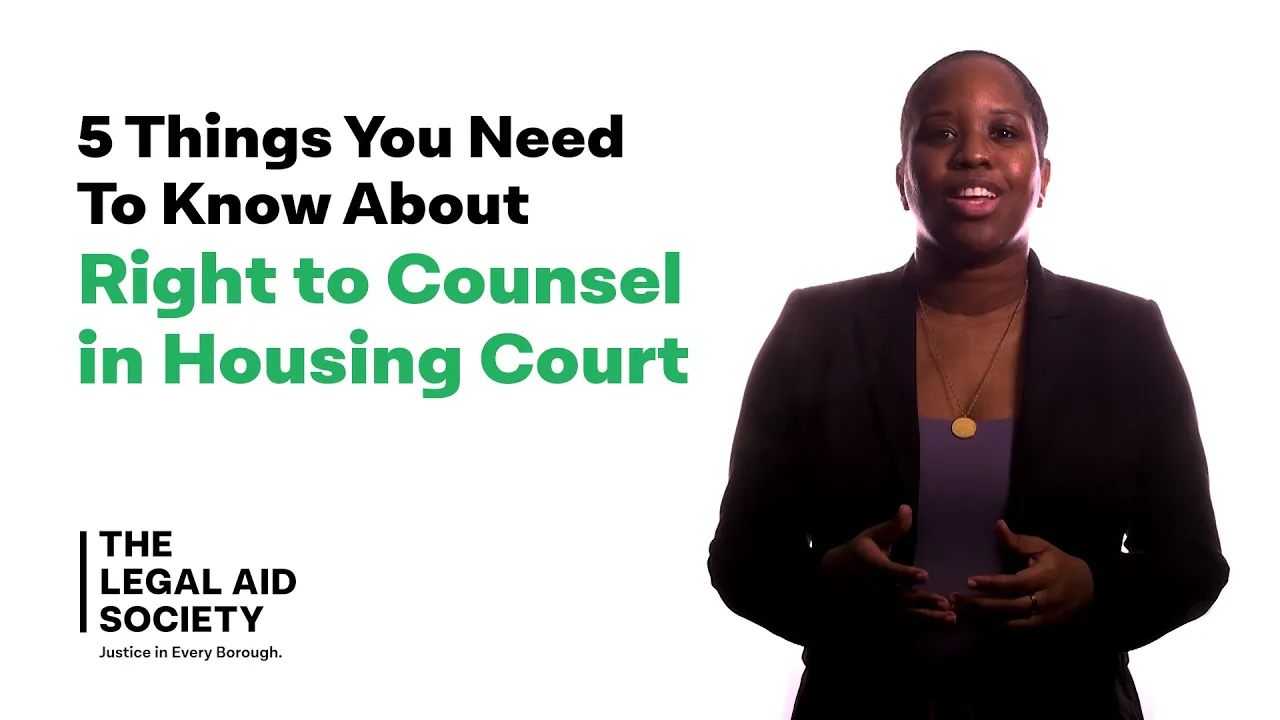 5 Things You Need To Know About Right to Counsel in Housing Court
