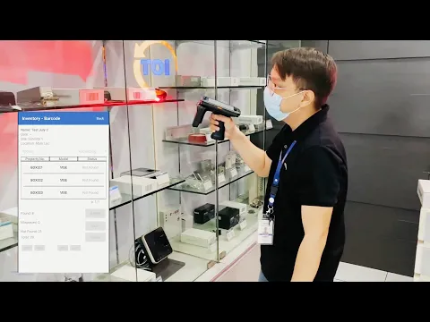 How to do an inventory with RFID and Barcode