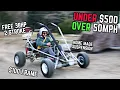 2 Stroke 440cc Budget Cross Kart First Send Top Speed Run