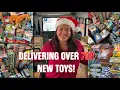 Delivering over 700 brand new toys for 300 families in need