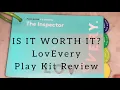 LOVEVERY PLAY KIT UNBOXING REVIEW Is it WORTH it NEW 7-8 Month Inspector Kit