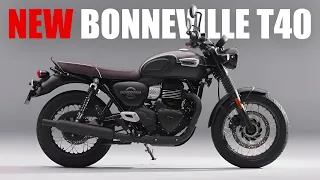 New Triumph T40 Is Here - Classic Bonneville Looks with Lots of Tech