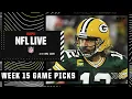 Marcus Spears Week 15 Game Picks NFL Live