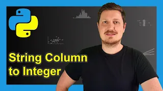 Convert String to Integer in pandas DataFrame Column in Python Examples astype to - numeric