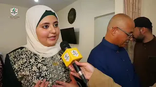 لقاء مع الطالبة شهد عيسى الأولى الفرع العلمي على مستوى الوطن مع الإعلامية ولاء النجار قناة عودة 