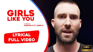 Download Maroon 5 X Cardi B - Girls Like You (Lyrics) MP3