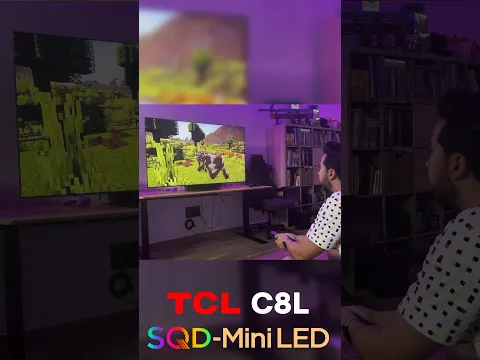 Esto ha cambiado mi SETUP por completo | TCL C8L SQD-Mini LED