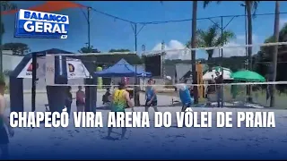 Circuito Chapecoense de vôlei de praia reúne atletas e movimenta economia